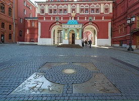 نقطه صفر شهر مسکو روسیه